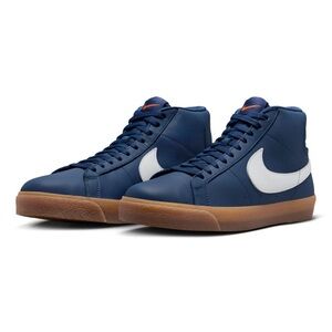 Nike Men's SB Zoom Blazer Mid Navy/GUM Size 10
